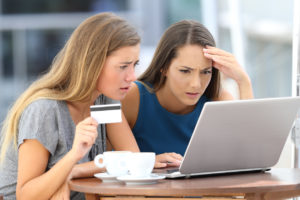Teo girls realizing they are a victim of identity theft  in West Palm Beach