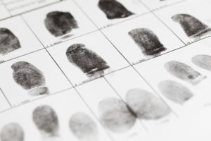 ingerprints taken for a violent crime in West Palm Beach