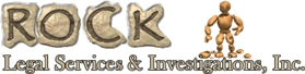 Logo for Rock Legal Services and Investigations